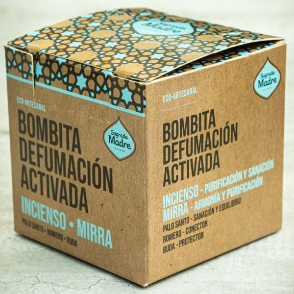 Bombita Defumación Activada Incienso y Mirra X8 - Imagen 2