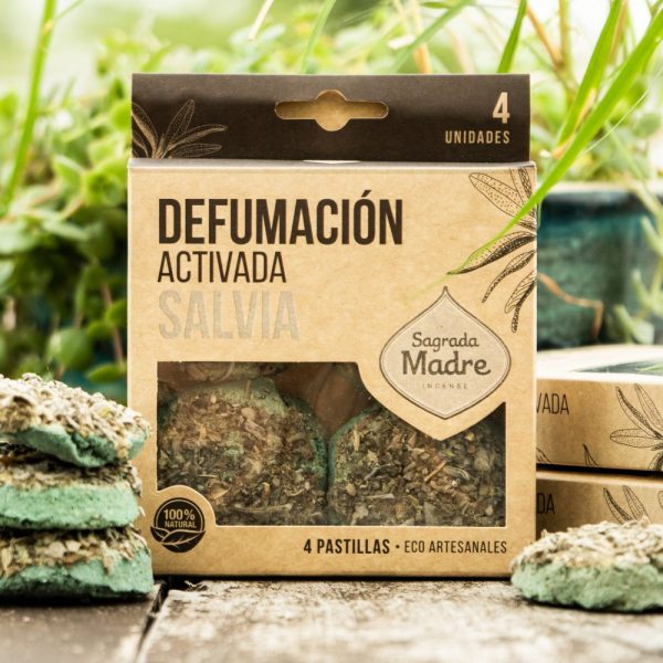 Pastilla de Defumación Activada con Salvia