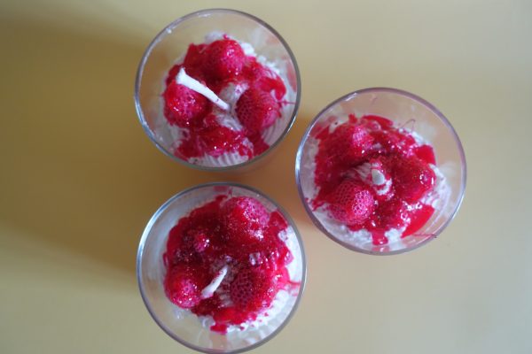 Vela Aromática Gourmand Fresas con Nata - Imagen 4