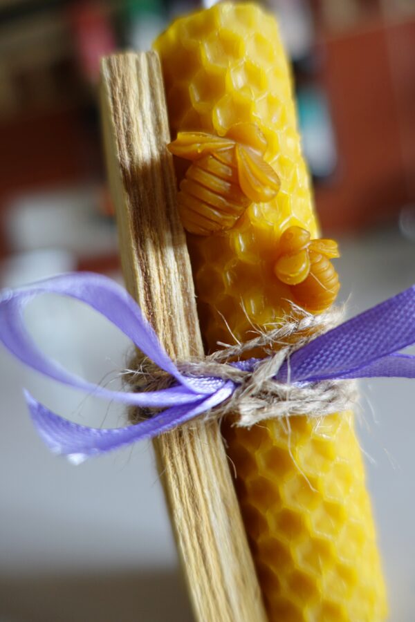 Kit Vela de Miel y Palo Santo - Imagen 2
