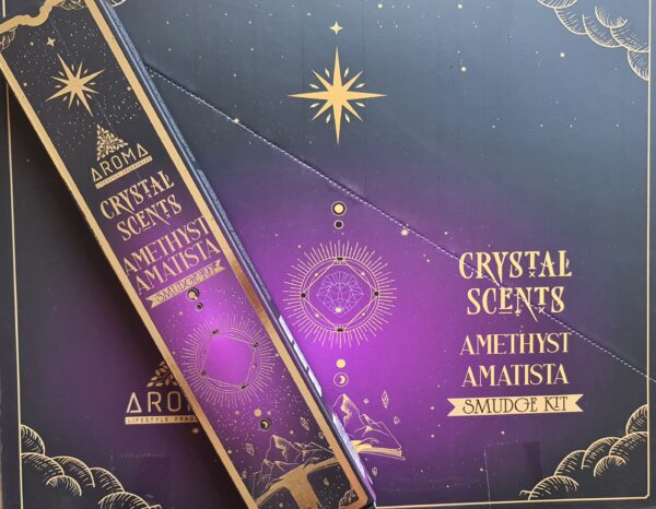Incienso Crystal Amatista Aroma - Imagen 2