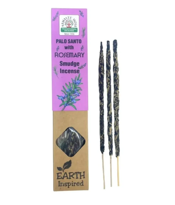 Incienso Natural Palo Santo con Romero Namaste India